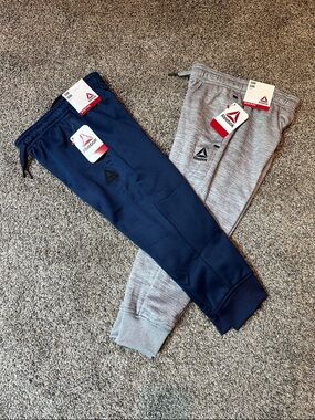 Reebok Kids Joggers in Navy and Gray